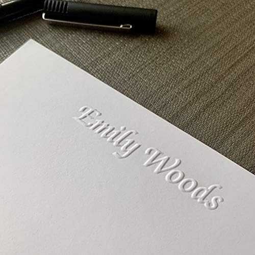 Fancy Flat Cards - Embossed Personalized Stationery Main image