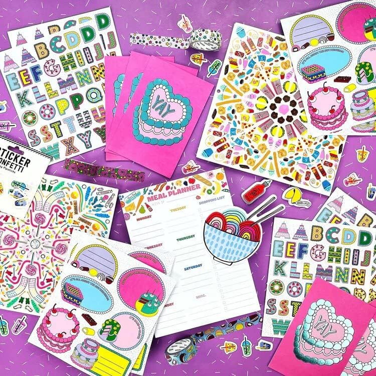Dessert First Stationery Box by Pipsticks | Stationery Items for Planners, Journaling, or Notebooks