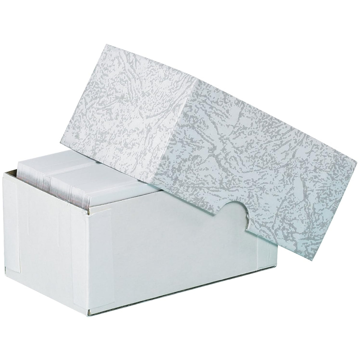 Stationery Set-Up Cartons, 3 3/4" x 2 1/4" x 1 3/4", Gray Leatherette, 100/Case
