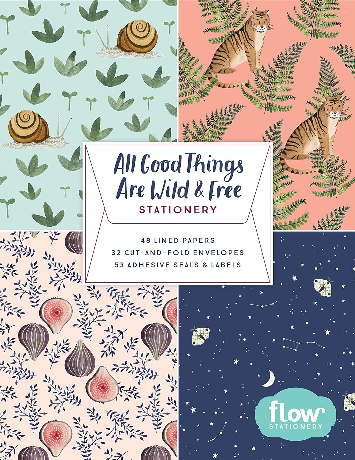 All Good Things Are Wild and Free Stationery (Flow) Main image