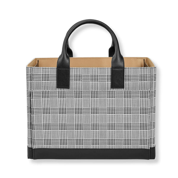 LevTex Houndstooth Portable File Tote